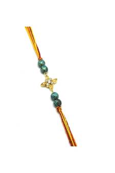 Multicolor Jewellery Designer Fancy Stylish Beautiful Rakhi For Brother