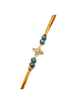 Multicolor Jewellery Designer Fancy Stylish Beautiful Rakhi For Brother