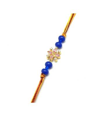 Multicolor Jewellery Designer Fancy Stylish Beautiful Rakhi For Brother 1
