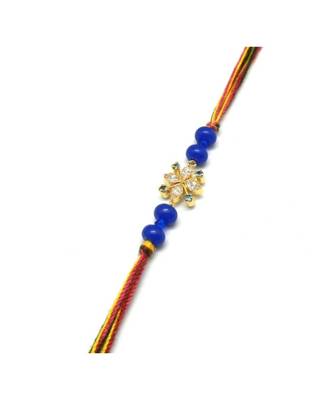 Multicolor Jewellery Designer Fancy Stylish Beautiful Rakhi For Brother 1
