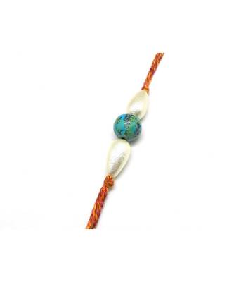 Multicolor Jewellery Designer Fancy Stylish Beautiful Rakhi For Brother 1