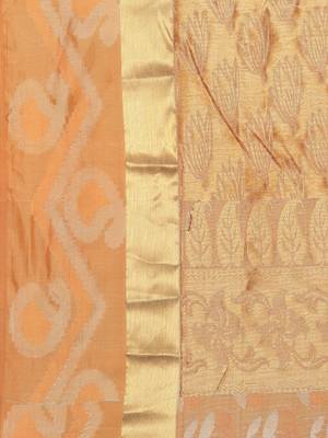 CLASSICATE from the house of The Chennai Silks Women's Green Kanjivaram Silk Saree With Running Blouse 4