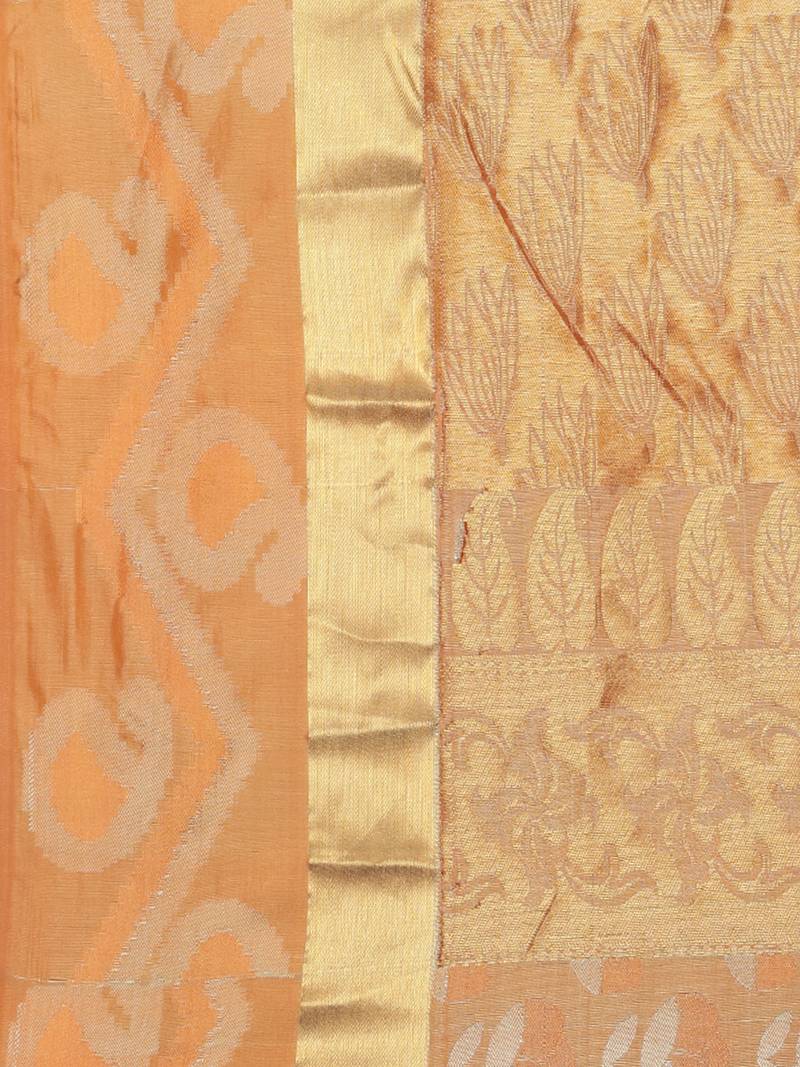 CLASSICATE from the house of The Chennai Silks Women's Green Kanjivaram Silk Saree With Running Blouse