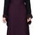 Justkartit Women'S Dark Purple Color Beads Work Abaya Burkha With Hijab Scarf