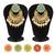 Multicolor pearl earrings
