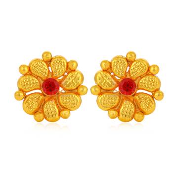 Yellow diamond studs 1