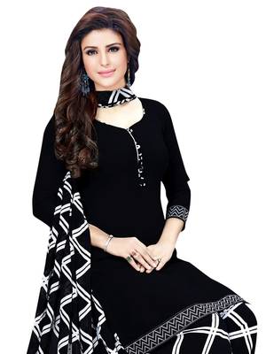 Black Printed Crepe Salwar 2