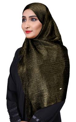 Justkartit Women'S Soft Plain Lace Work Hijab Dupatta Scarf 4