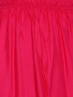 Women's Crepe Pink Solid Palazzos 5