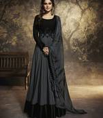 Multicolor embroidered georgette salwar