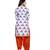 Off-white printed blended cotton salwar