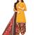 Off-white printed blended cotton salwar