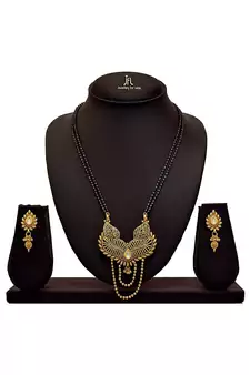 Yellow diamond mangalsutra