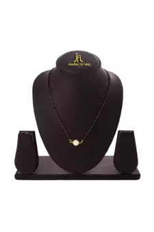 Yellow pearl mangalsutra