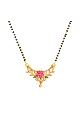 Yellow diamond mangalsutra 1