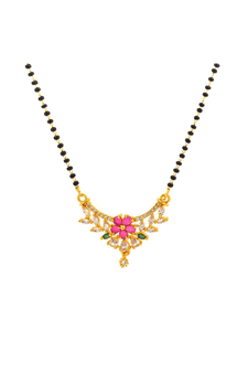 Yellow diamond mangalsutra
