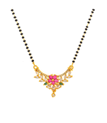 Yellow diamond mangalsutra