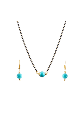 Yellow onyx mangalsutra 1