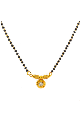 Yellow diamond mangalsutra 1