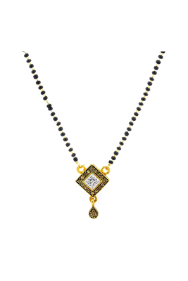 Yellow diamond mangalsutra 1