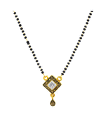 Yellow diamond mangalsutra