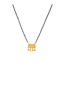 Yellow diamond mangalsutra 1