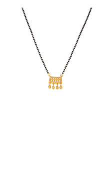 Yellow diamond mangalsutra