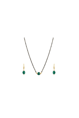 Yellow onyx mangalsutra 1