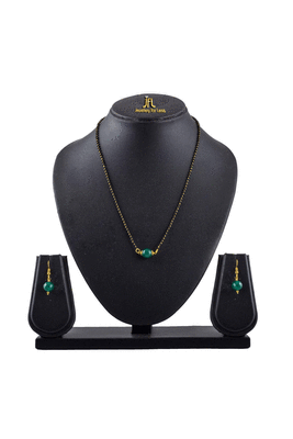 Yellow onyx mangalsutra 2