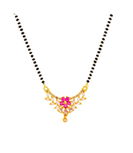 Yellow diamond mangalsutra