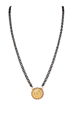 Yellow diamond mangalsutra 1