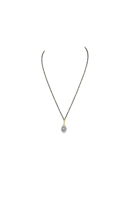Yellow diamond mangalsutra 1
