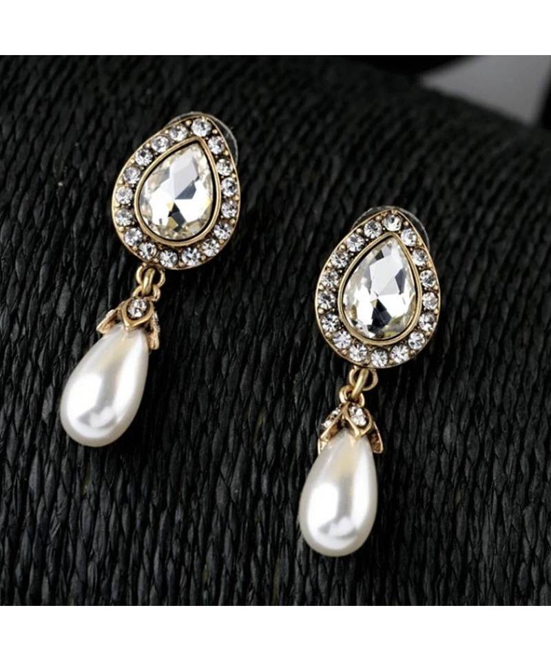 Jorality Pearl Statement Earrings