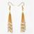 Iksha Golden Faux Pearl Neckpiece-Earrings Set