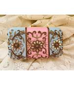 multicolor Designer  Box Clutch