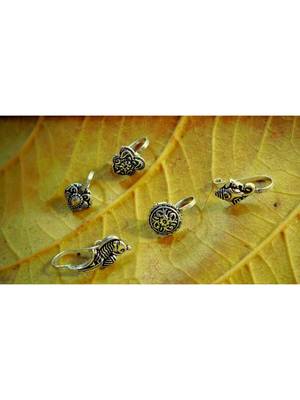 Silver nose-ring 1