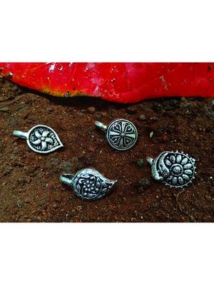 Silver nose-ring 1