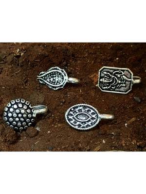 Silver nose-ring 1