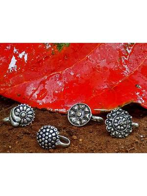 Silver nose-ring 1