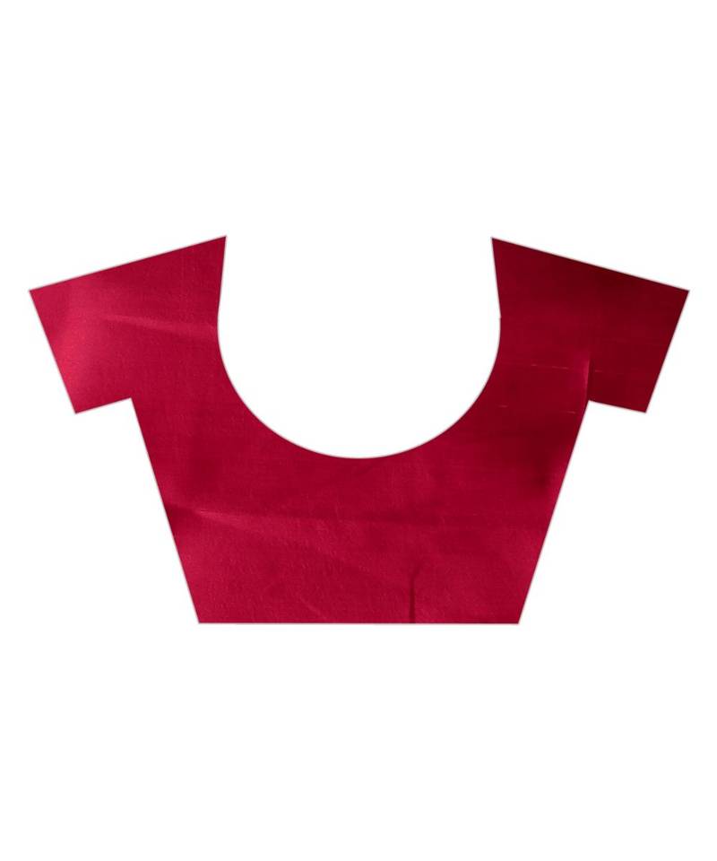 Multicolor Printed Art Silk Saree With Blouse