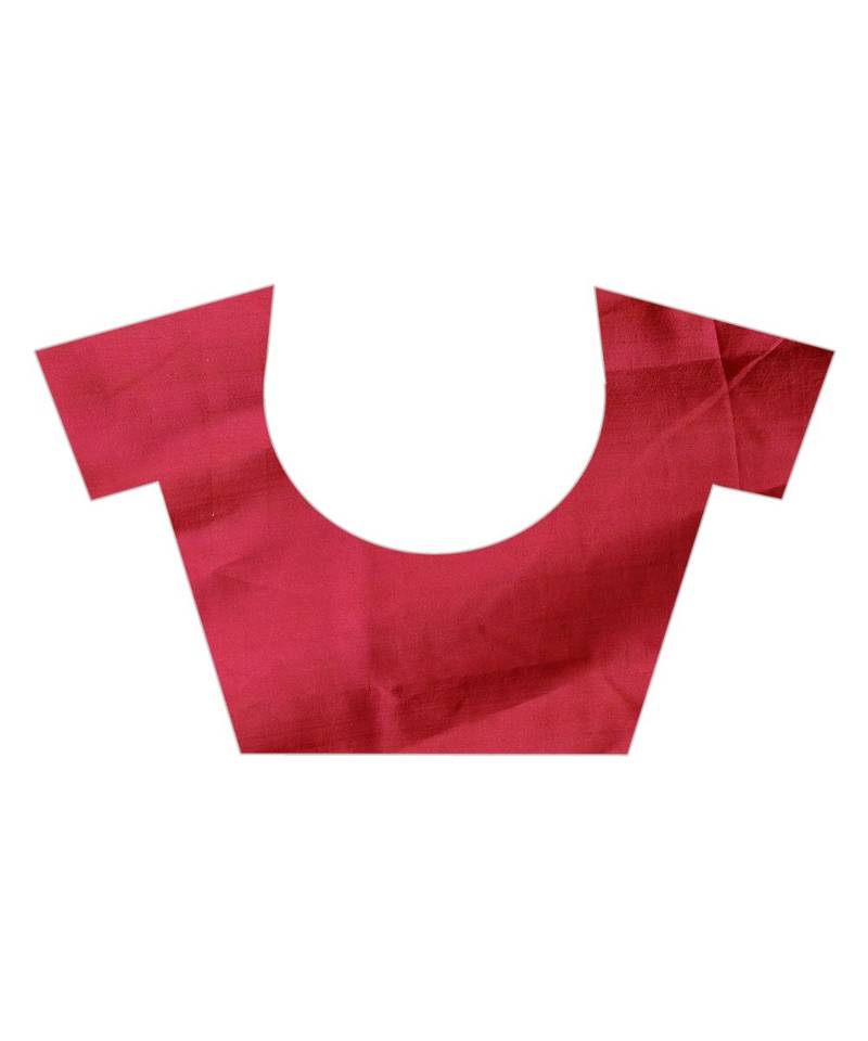 Multicolor Printed Art Silk Saree With Blouse