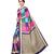 Multicolor Printed Art Silk Saree With Blouse