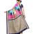 Multicolor Printed Art Silk Saree With Blouse