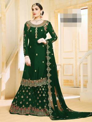 Purple embroidered santoon salwar 1
