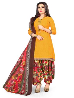 Grey Printed Blended Cotton Salwar 4