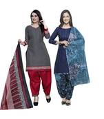 Multicolor Printed Blended Cotton Salwar