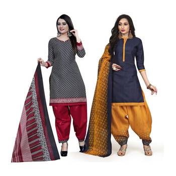 Multicolor Printed Blended Cotton Salwar 1