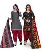 Multicolor Printed Blended Cotton Salwar