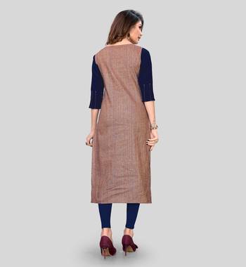 Multicolor plain cotton cotton-kurtis 2