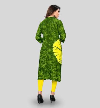 Multicolor printed rayon ethnic-kurtis 2